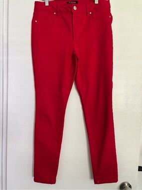 d. jeans Girls' Bright Red Stretch Leggings